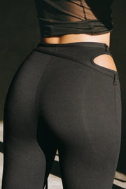 Cutaway Crop Flare Pants