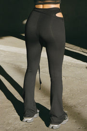 Cutaway Crop Flare Pants