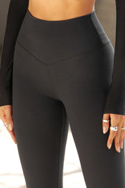 Sculpting Split-Hem Bootcut